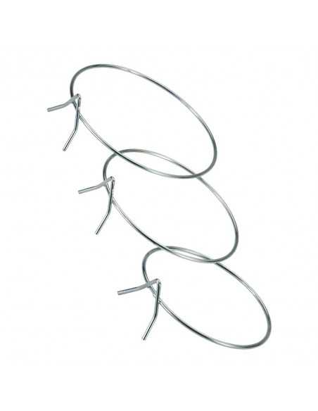 Soporte Maceta Pared Zincado 20 cms