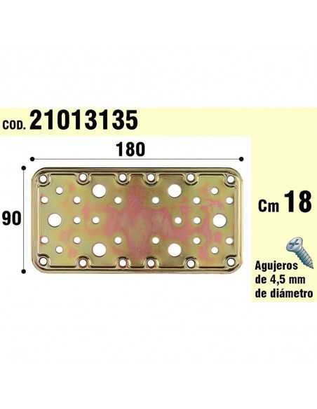 Soporte Para Madera Placa Bicromatada 90x180 mm.