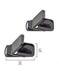 Trampa ratones plastico 9.5 x 4.7 cm. (Bolsa 2 unidades)