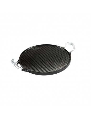 Plancha Hierro Fundido Esmaltada Redonda Ø 25 cm.