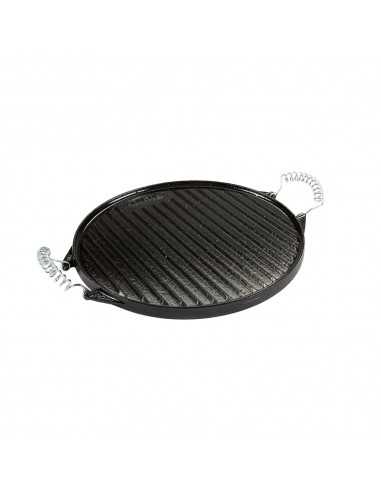 Plancha Hierro Fundido Esmaltada Redonda Ø 32 cm.