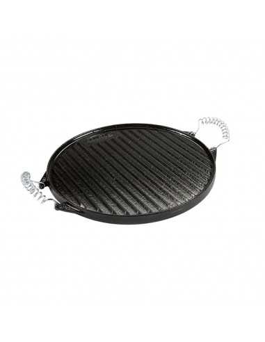 Plancha Hierro Fundido Esmaltada Redonda Ø 42 cm.