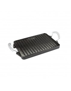 Plancha Hierro Fundido Esmaltada Rectangular 24 x 44 cm.