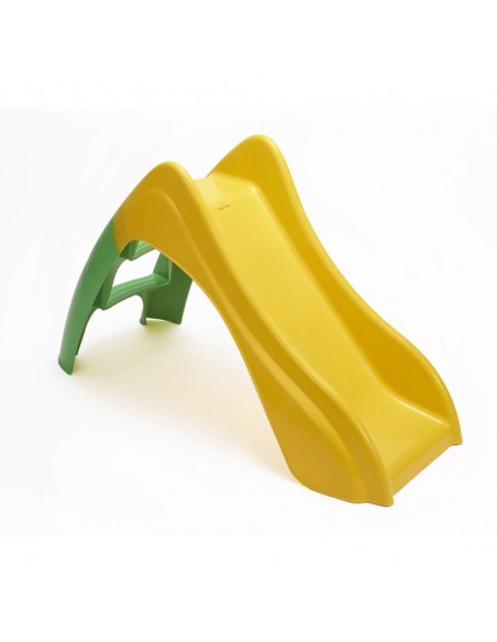 Tobogan Resina Tuki Amarillo y Verde 120x56x75 (Alt.) cm.
