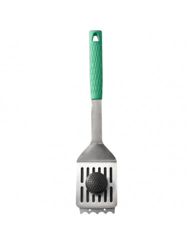 Espatula Con Cepillo Rascador Para Barbacoa 41,5 cm.