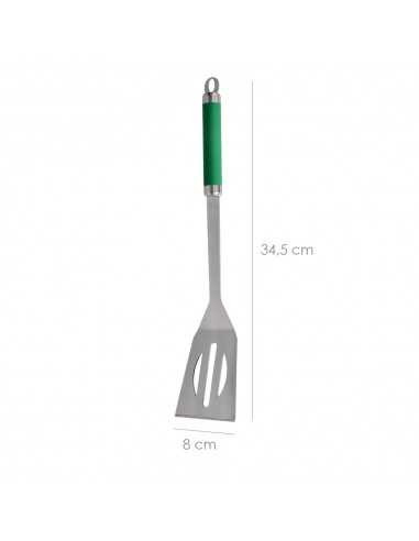 Set Complementos Para Barbacoa 3 Piezas. (Espatula, Pinzas y Tenedor) 34,5 cm.