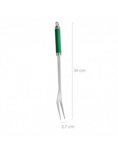 Set Complementos Para Barbacoa 3 Piezas. (Espatula, Pinzas y Tenedor) 34,5 cm.