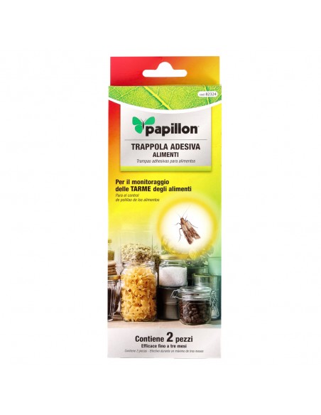 Trampa Polilla Alimentos Adhesiva  (2 Unidades),  Trampa Polilla Despensa, Trampa Polillas Cocina, Trampa Polillas Alimentarias