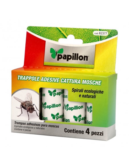 Trampa Para Moscas (4 Unidades) Atrapamoscas, tiras atrapamoscas, tiras atrapadoras de moscas, tiras pegamento moscas / insectos
