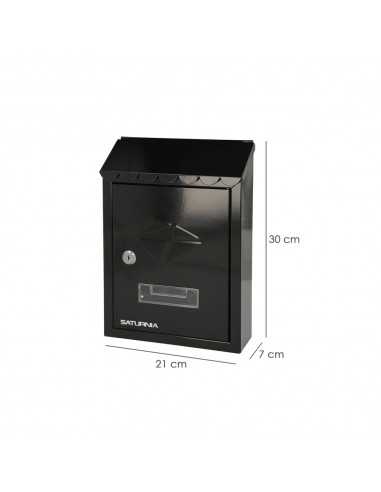 Buzon Exterior Residence 205 x 300 x 70 mm. Negro