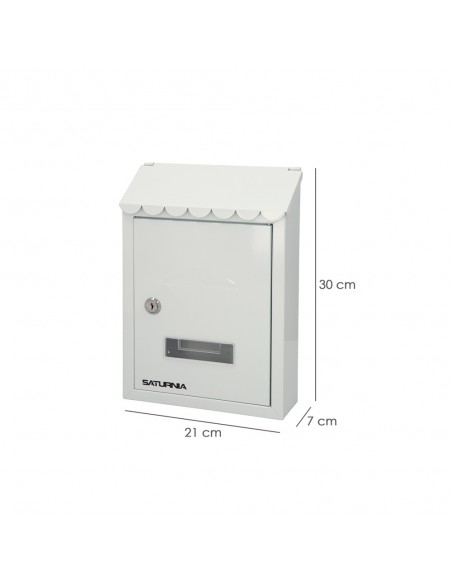 Buzon Exterior 205 x 300 x 70 mm. Blanco