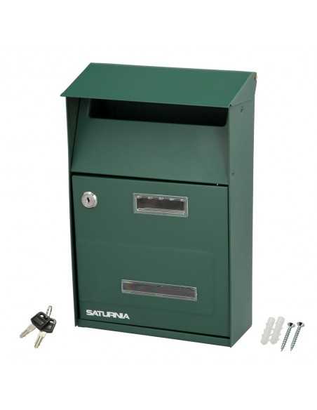 Buzon Exterior Country Verde 215 x 320 x 105 mm.