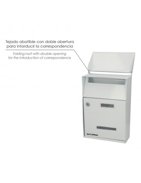 Buzon Exterior Country Blanco 215 x 320 x 105 mm.