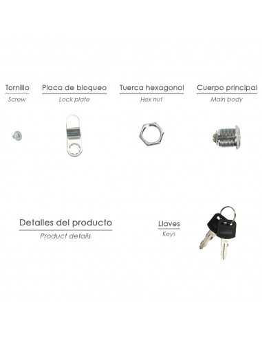 Cerradura Recambio Para Buzon Palace