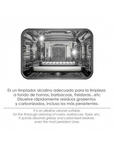 Limpiador Para Barbacoas y Hornos 750 Ml. Desengrasante Limpia Parrillas, Hornos, Barbacoas, Microondas.