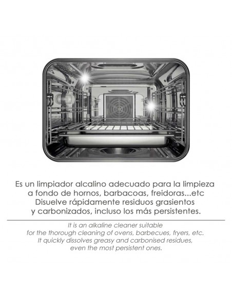 Limpiador Para Barbacoas y Hornos 750 Ml. Desengrasante Limpia Parrillas, Hornos, Barbacoas, Microondas.