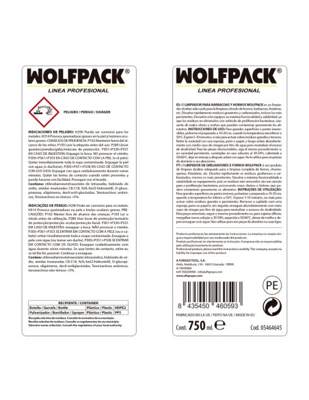 Limpiador Para Barbacoas y Hornos 750 Ml. Desengrasante Limpia Parrillas, Hornos, Barbacoas, Microondas.