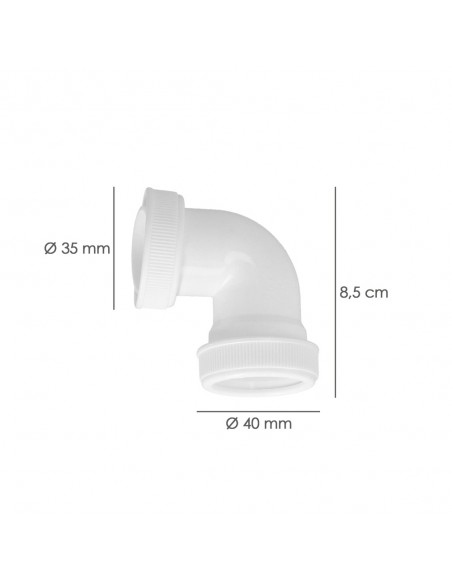 Codo Desague M-H 1 1/2