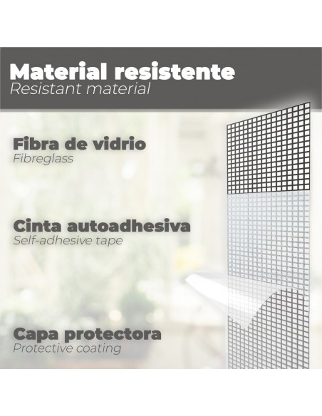 Cinta Reparadora Tela Mosquitera 5 Cm x 200 Cm