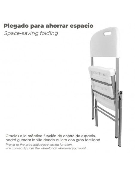 Silla Plegable Con Agarre 88x48x57cm