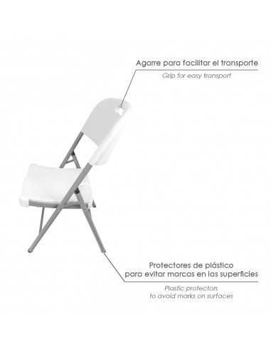 Silla Plegable Con Agarre 88x48x57cm