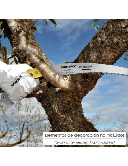 Serrucho Podar Curvo Mango TPR JD-330 Mm