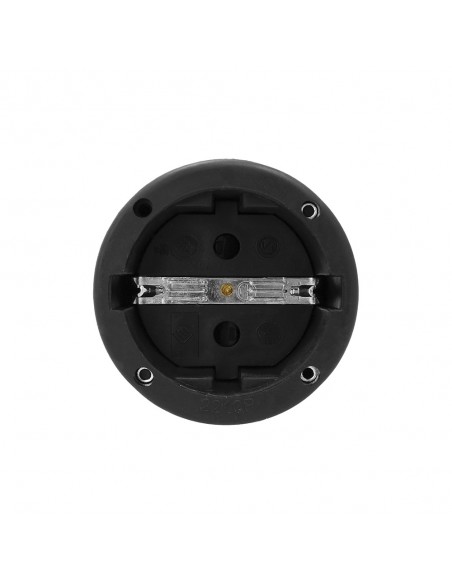 Base Aerea Toma Tierra Goma 4/4,8 mm. Negro (Industrial)