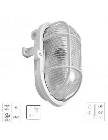 Plafon Blanco E27 IP44