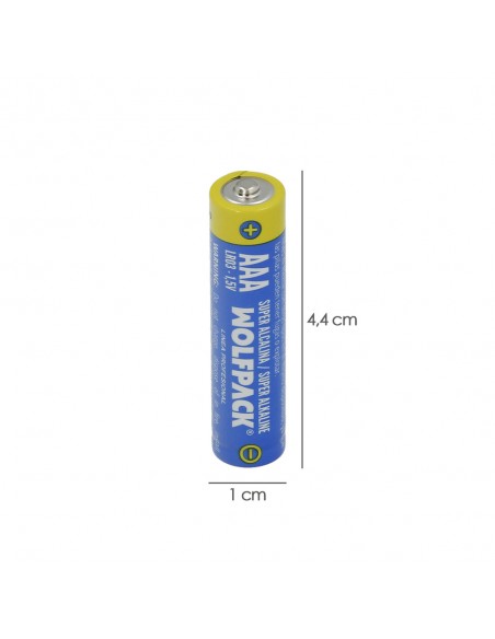 Pila Alcalina AAA LR-3  Blister 4 Piezas