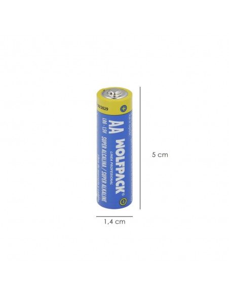 Pila Alcalina AA LR-6  Blister 4 Piezas