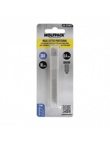 Hoja Cutter 9 mm. (Estuche 10 Piezas) Acero Sk5