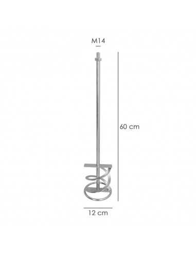Mezclador Cola Recambio M14 120x600 mm.