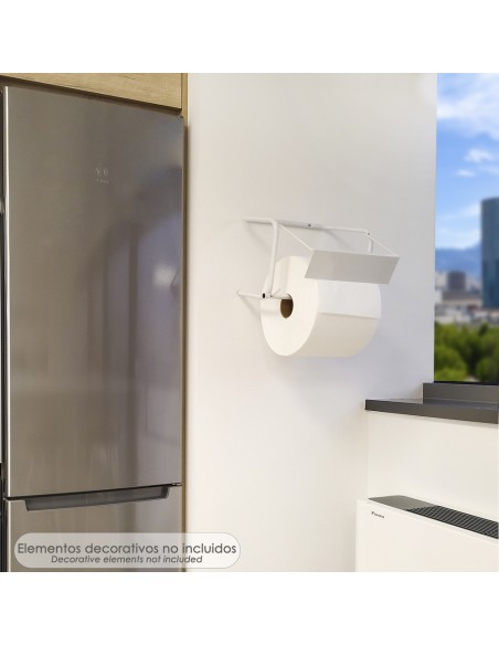 Soporte / Dispensador Rollo Papel Industrial Para Pared