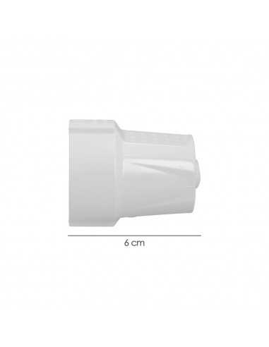 Base Schuko 2 Polos Con Toma Tierra. 16 Amperios Color Blanco