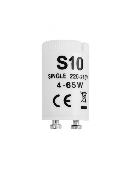 Cebador 4 - 65 Watt. Cebador Fluorescente, Arrancador Tubo Fluorescente, Cebador Encendido Rápido.