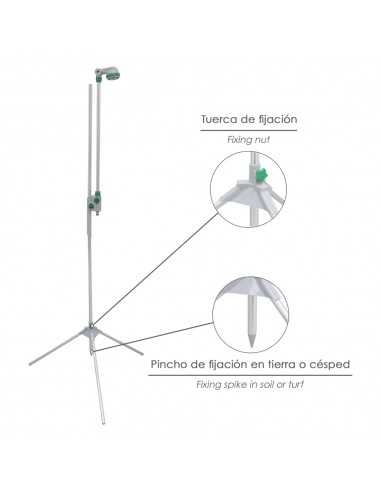 Ducha Jardin Portatil Con Tripode