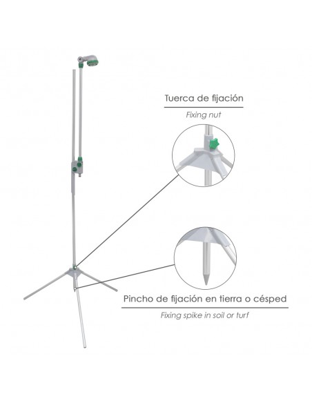 Ducha Jardin Portatil Con Tripode
