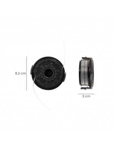 Cabezal Nylon Repuesto Recortabordes 550 Watt. (Codigo 08055210)