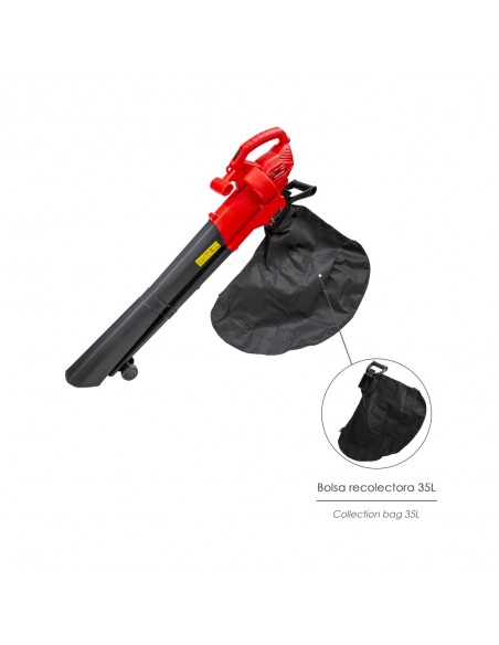 Bolsa Nylon Repuesto Aspirador Soplador Electrico de Hojas Jardín 3.000 Watt.