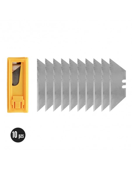 Hoja Cuchillo Recta (Dispensador de 10 hojas)