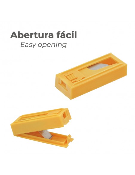 Hoja Cuchillo Recta (Dispensador de 10 hojas)
