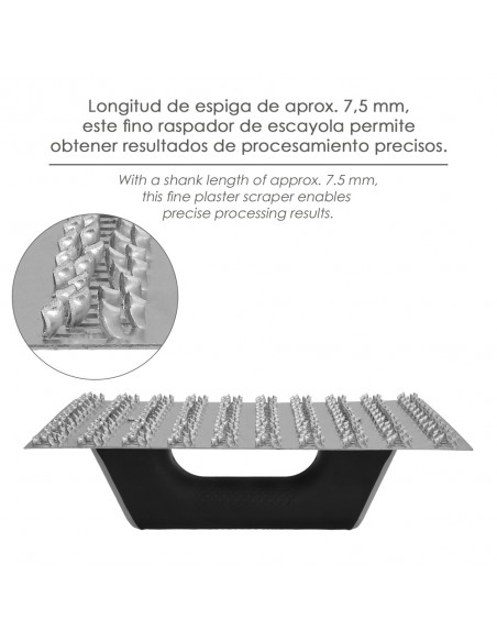 Rascador Mortero Profesional 250x145 Mango TPR