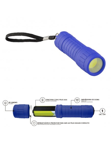 Linterna Led Soft Touch 120 Lumenes Colores Surtidos