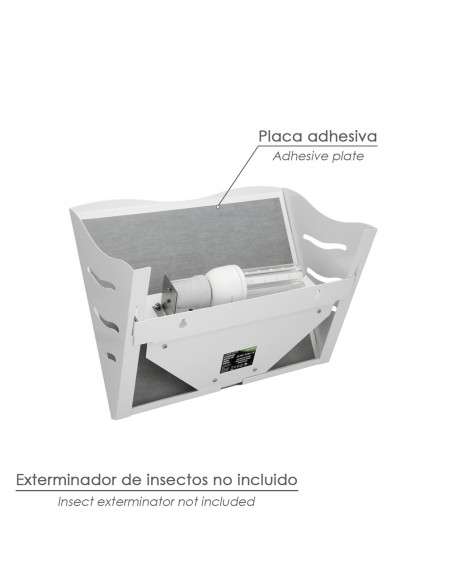 Placa Adhesiva Para Exterminador de Insectos 08300108