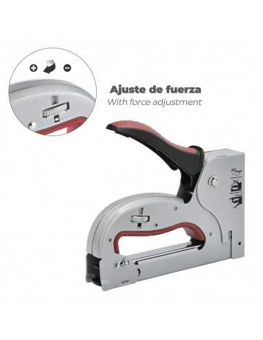 Grapadora Metal Regulable Plus N3 4/14mm