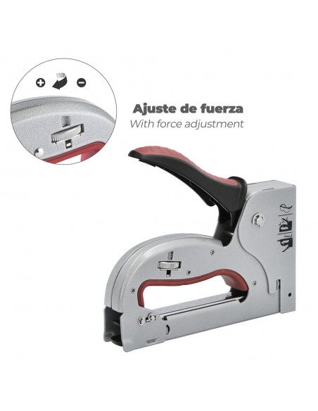 Grapadora Metal Regulable Plus N3 4/14mm