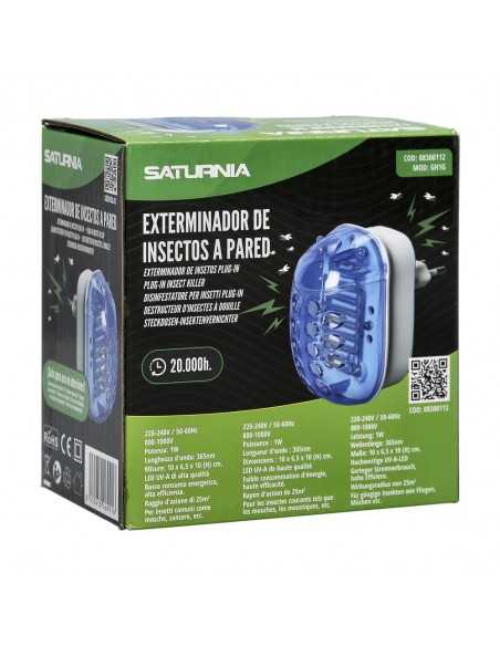 Exterminador De Insectos A Pared 1,5 Watt.