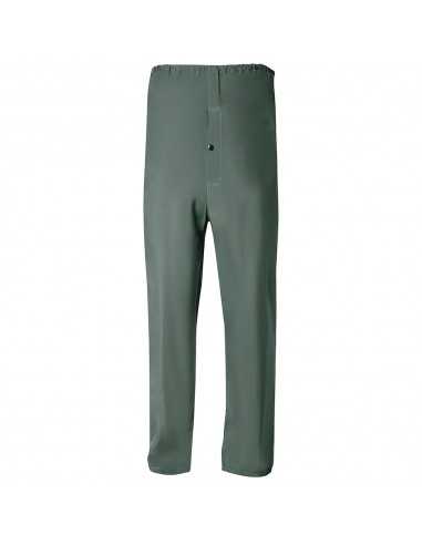 Traje de Agua Impermeable Verde Pvc         Talla 7-L