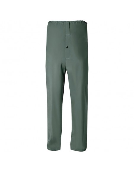 Traje de Agua Impermeable Verde Pvc         Talla 7-L