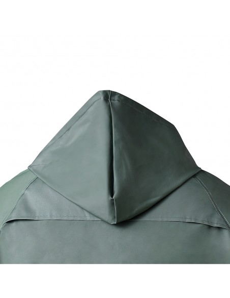 Traje de Agua Impermeable Verde Pvc         Talla 7-L